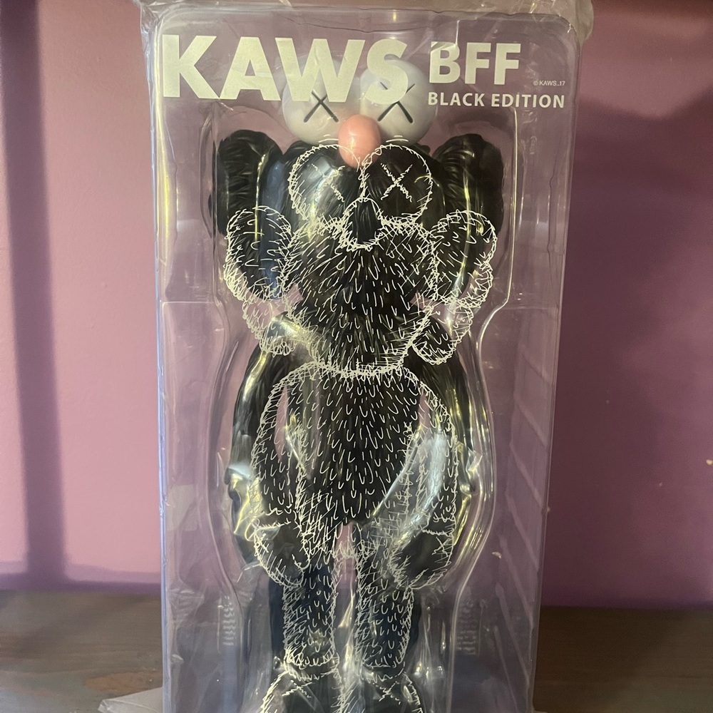 KAWS BFF Companion 2017 Figure with Black and White Details Unopened New Sealed